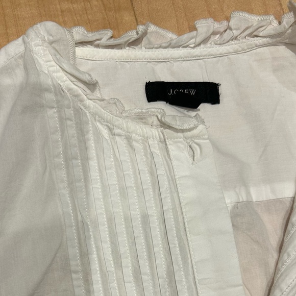 J Crew white blouse - Picture 2 of 5